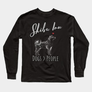 Shiba Inu - Dogs > People Long Sleeve T-Shirt